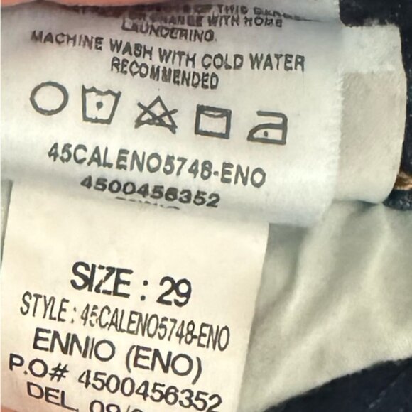 Joe’s Jeans THE CHARLIE High Rise Waist Skinny Ankle Zip Fly Pocket Blue Pant 29 - Picture 11 of 16